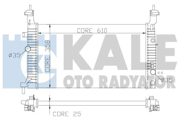 KALE OTO RADYATÖR Radiators, Motora dzesēšanas sistēma 342065